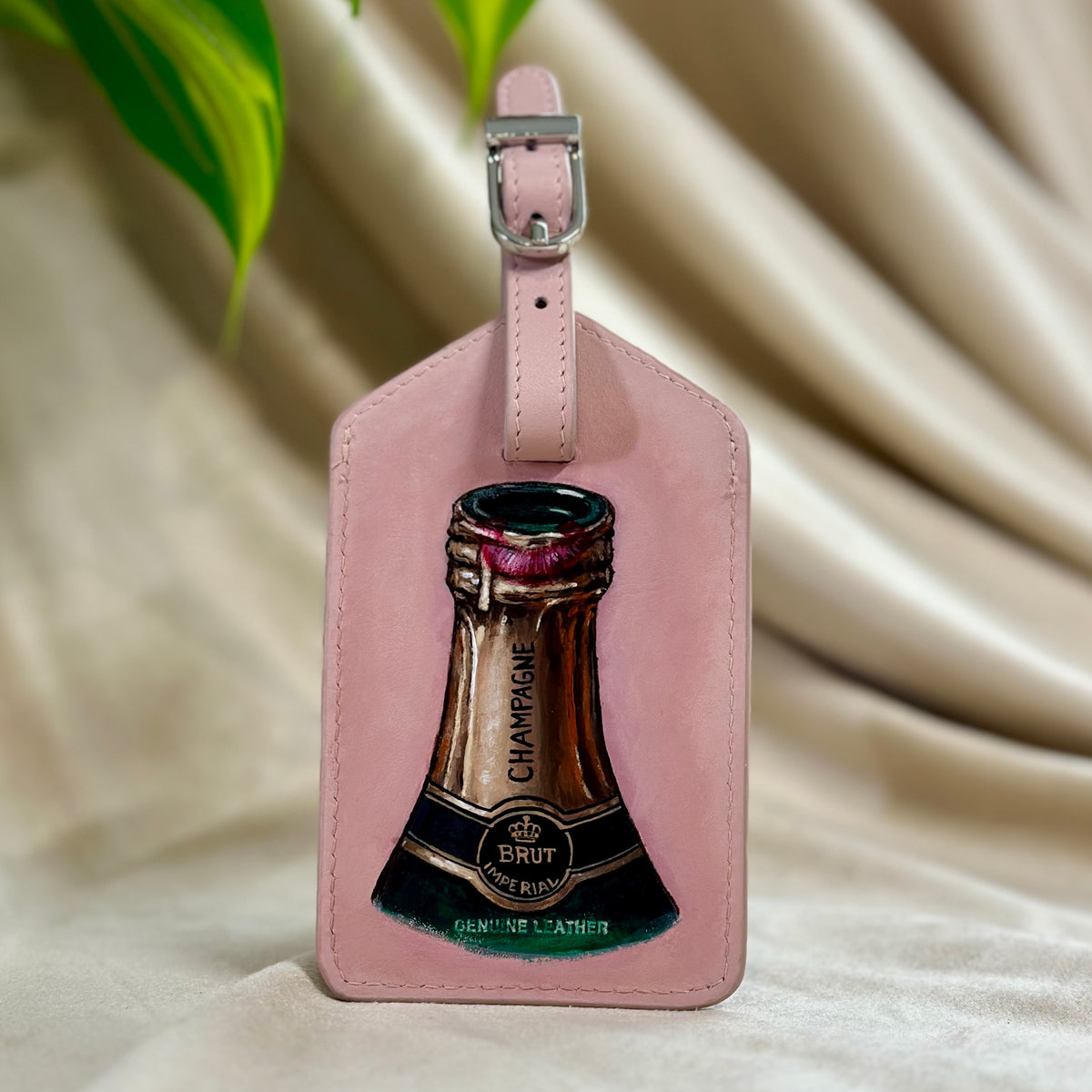 Champagne Kiss Luggage Tag