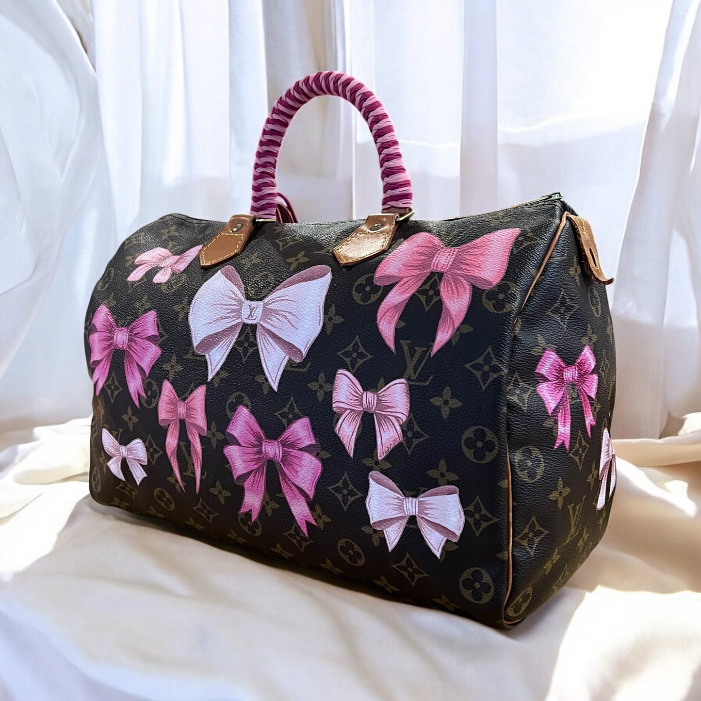 Hand painted Louis Vuitton Bag