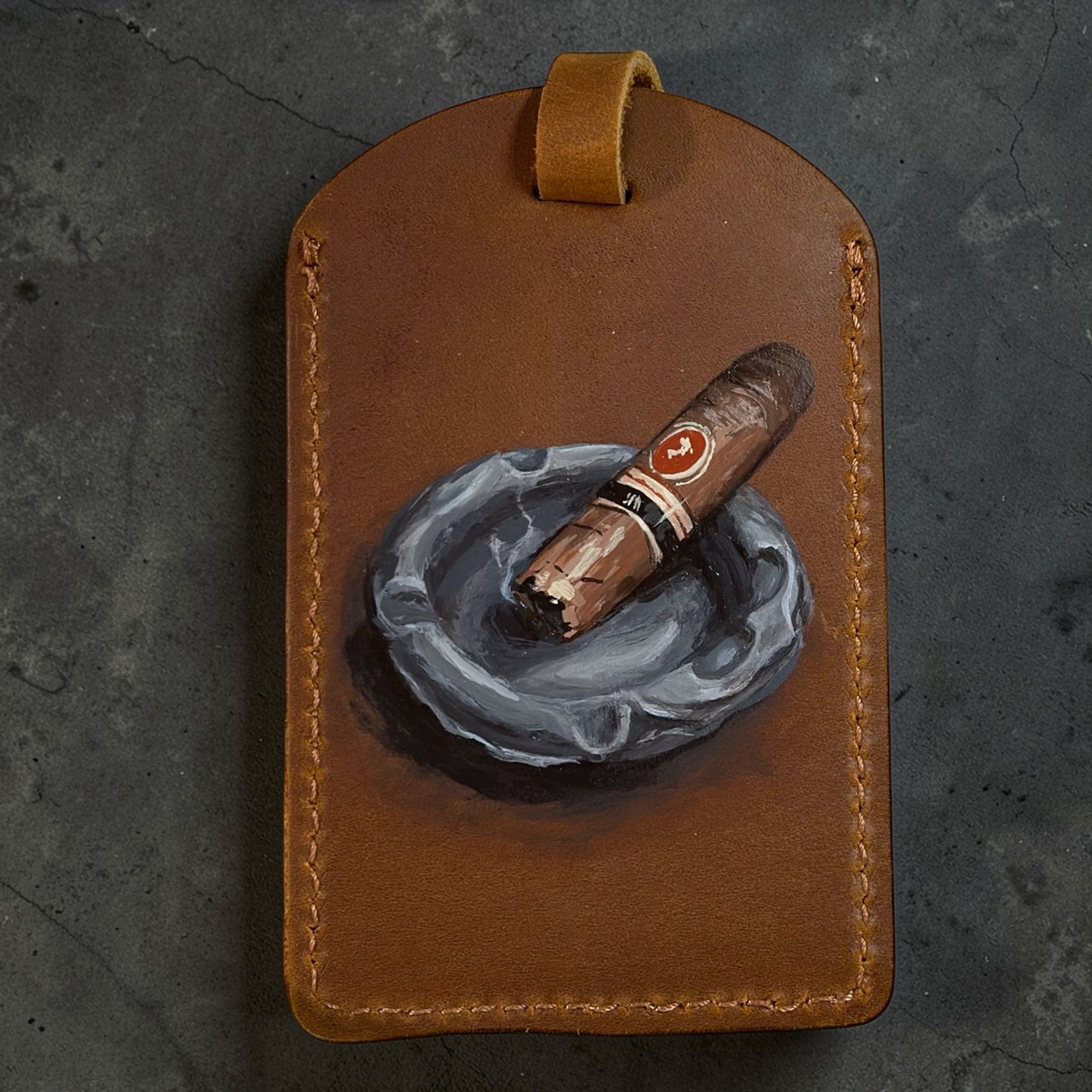 Hand painted Louis Vuitton Bag
