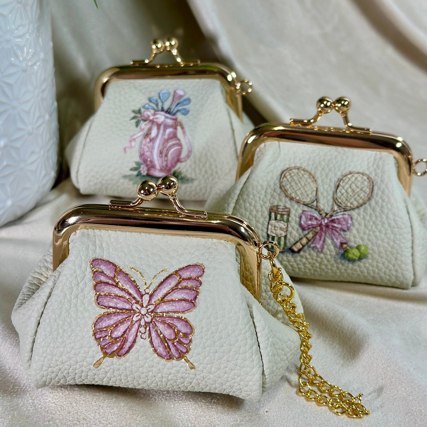 Hand painted Louis Vuitton Bag