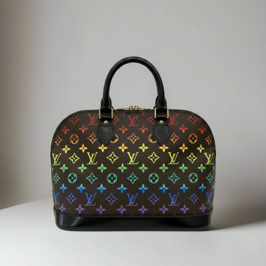 Hand painted Louis Vuitton Bag