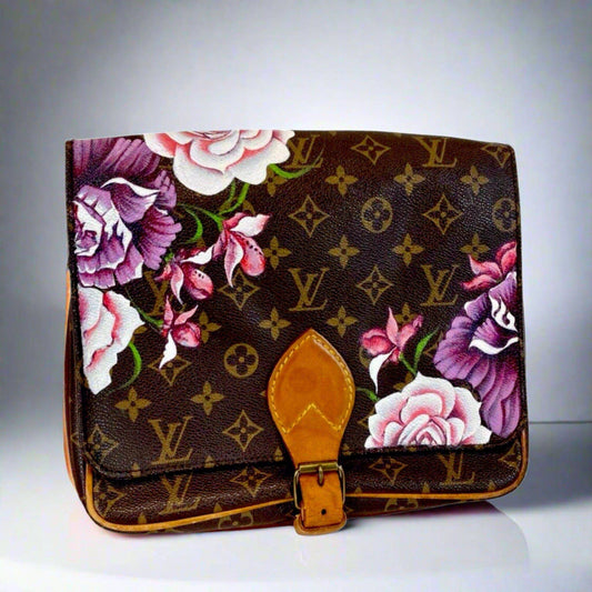 Hand painted Louis Vuitton Bag