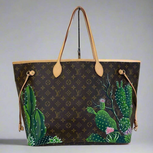 Hand painted Louis Vuitton Bag