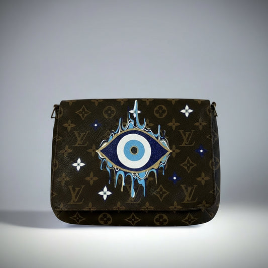 Hand painted Louis Vuitton Bag