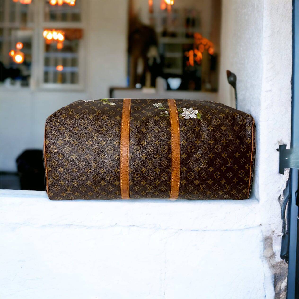 Hand painted Louis Vuitton Bag