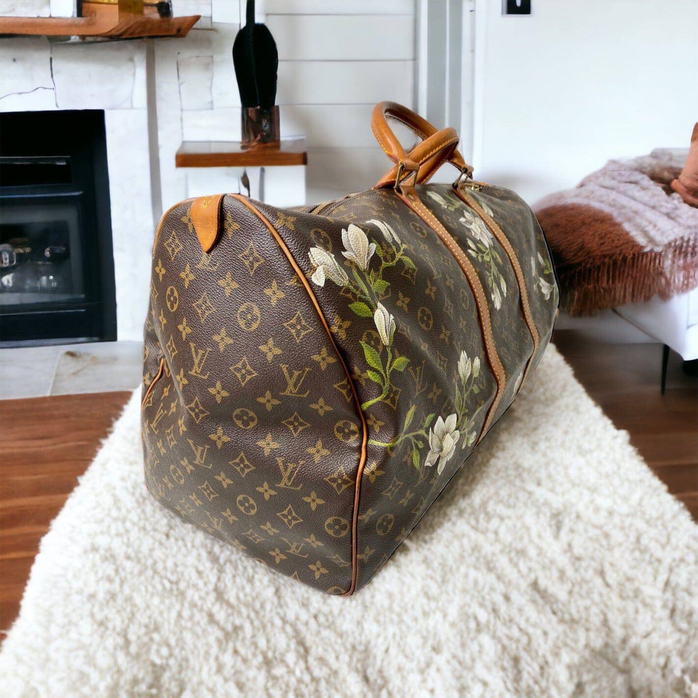 Hand painted Louis Vuitton Bag