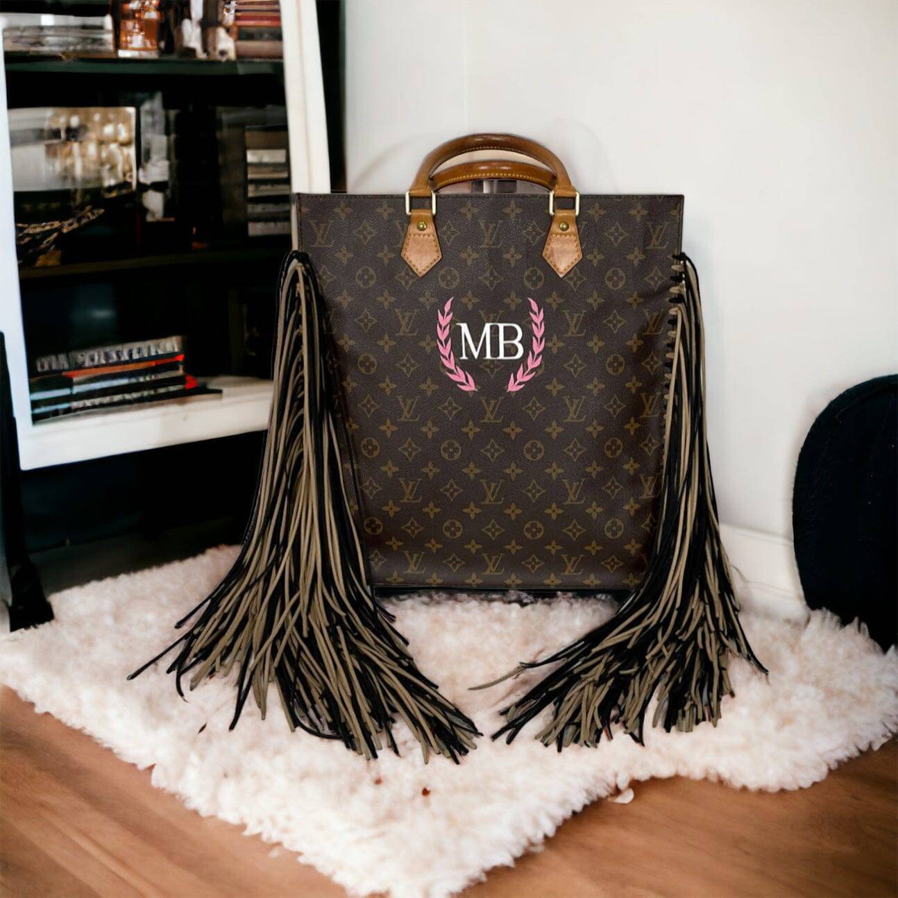 Hand painted Louis Vuitton Bag