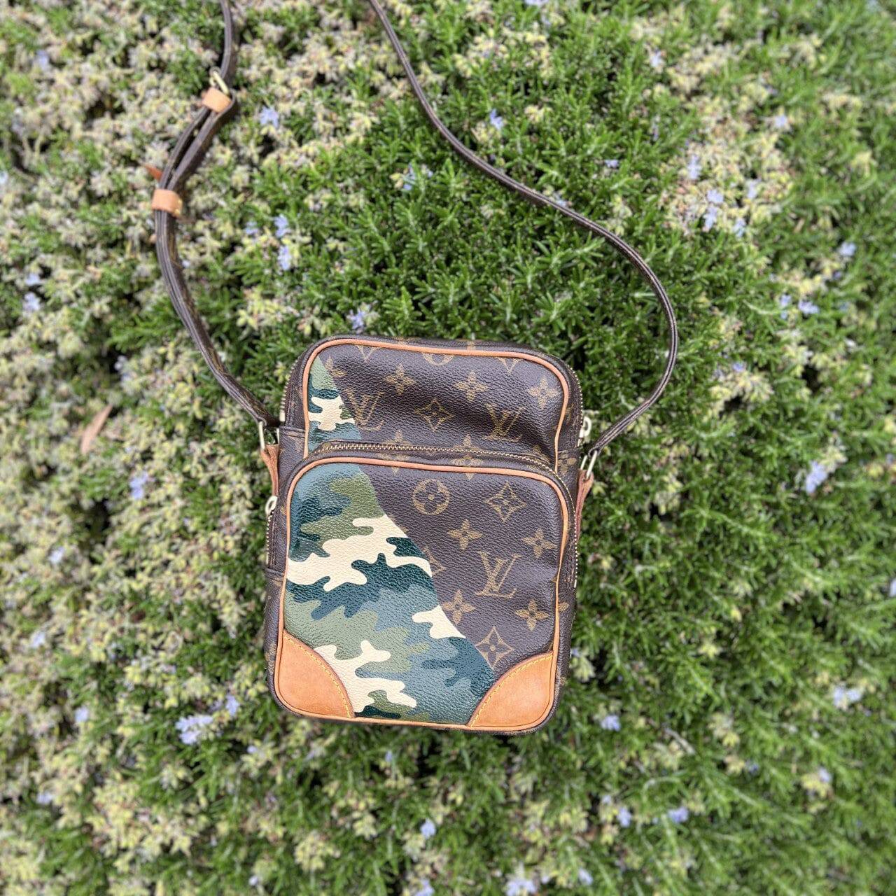 Hand painted Louis Vuitton Bag