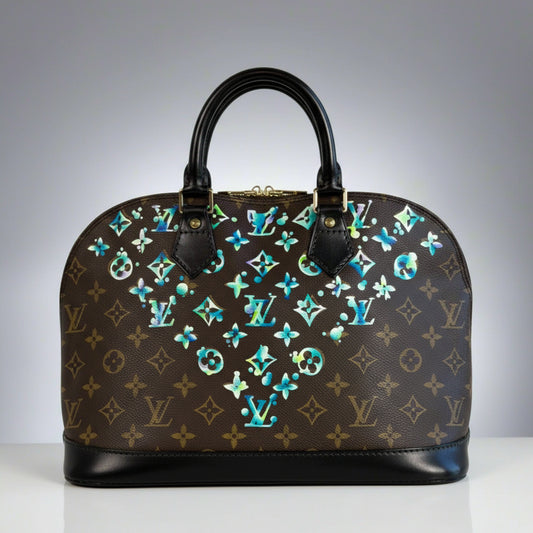 Hand painted Louis Vuitton Bag