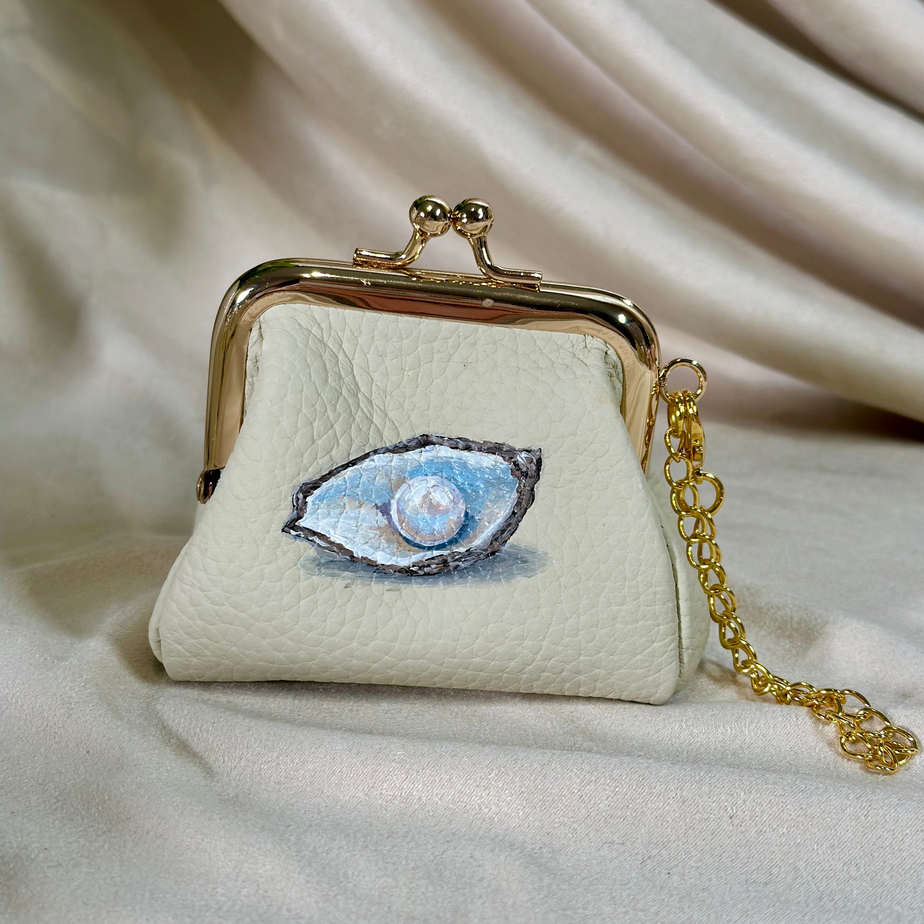 Bambi - Hand-Painted Leather Pouch - Change Purse – New Vintage