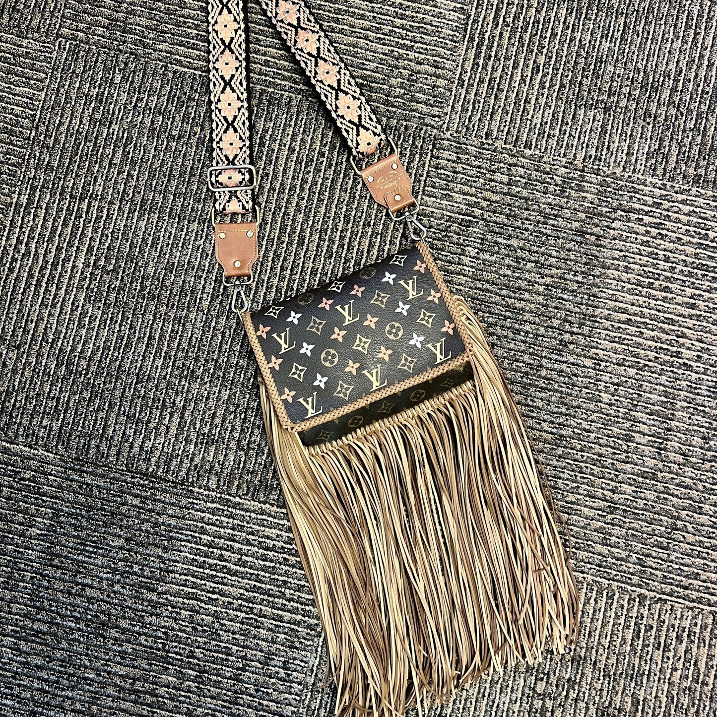 Hand painted Louis Vuitton Bag