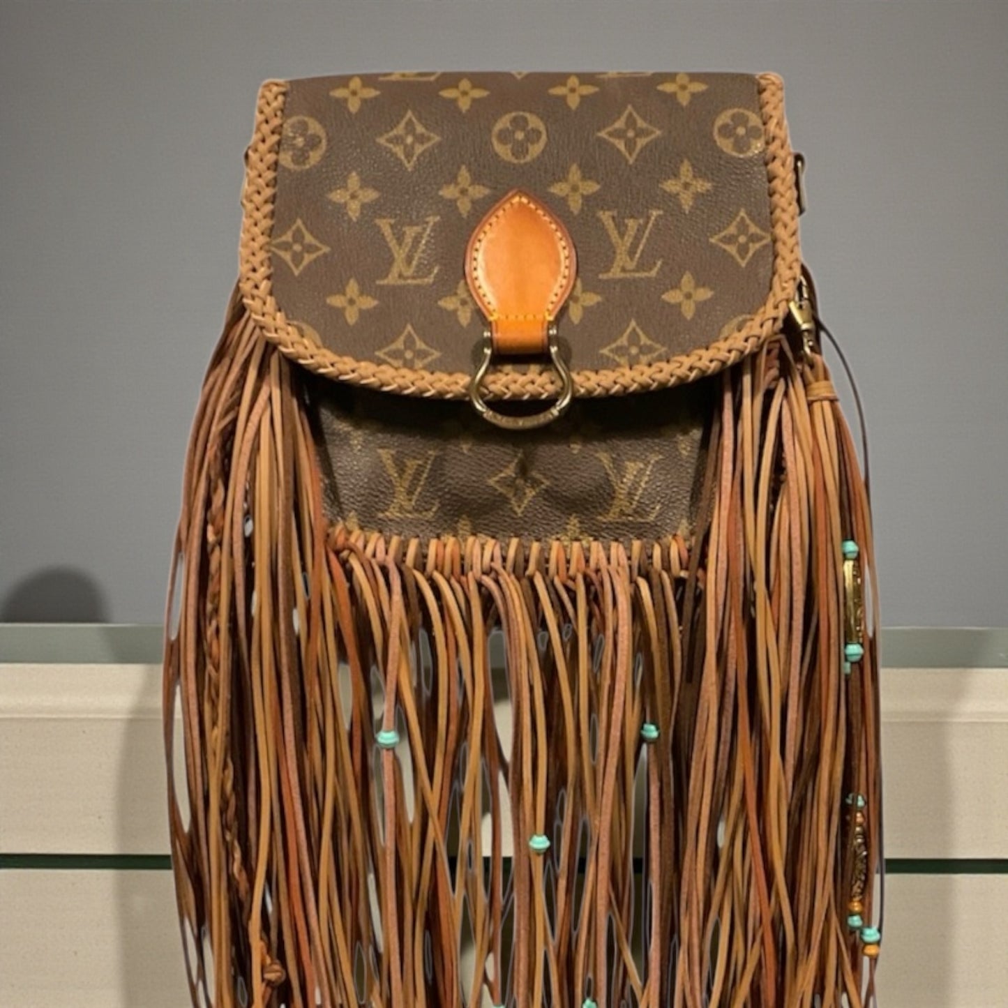 Hand painted Louis Vuitton Bag