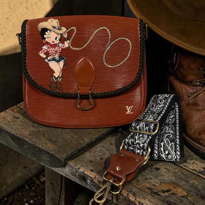 Hand painted Louis Vuitton Bag
