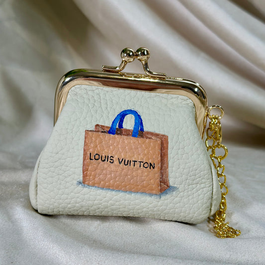 Hand painted Louis Vuitton Bag