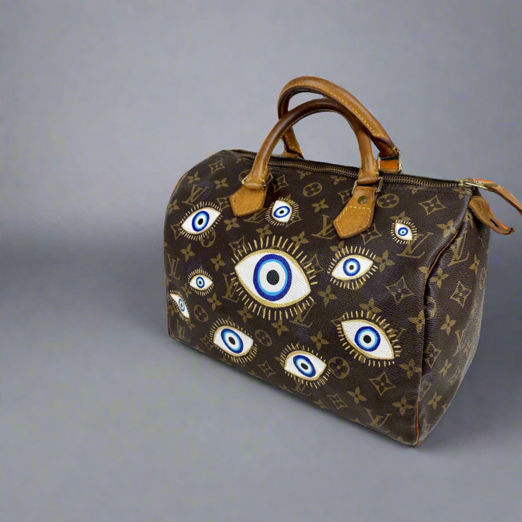 Louis Vuitton Hand-Painted - Evil Eye 🧿