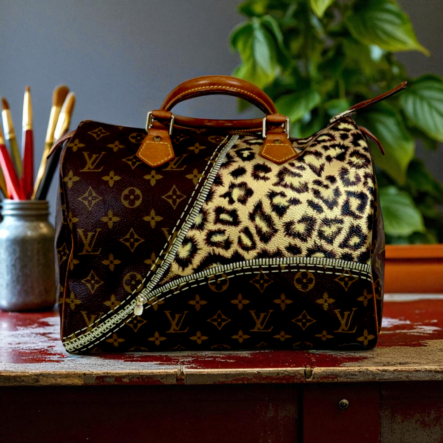 Detailed Metallic Unzipped Cheetah