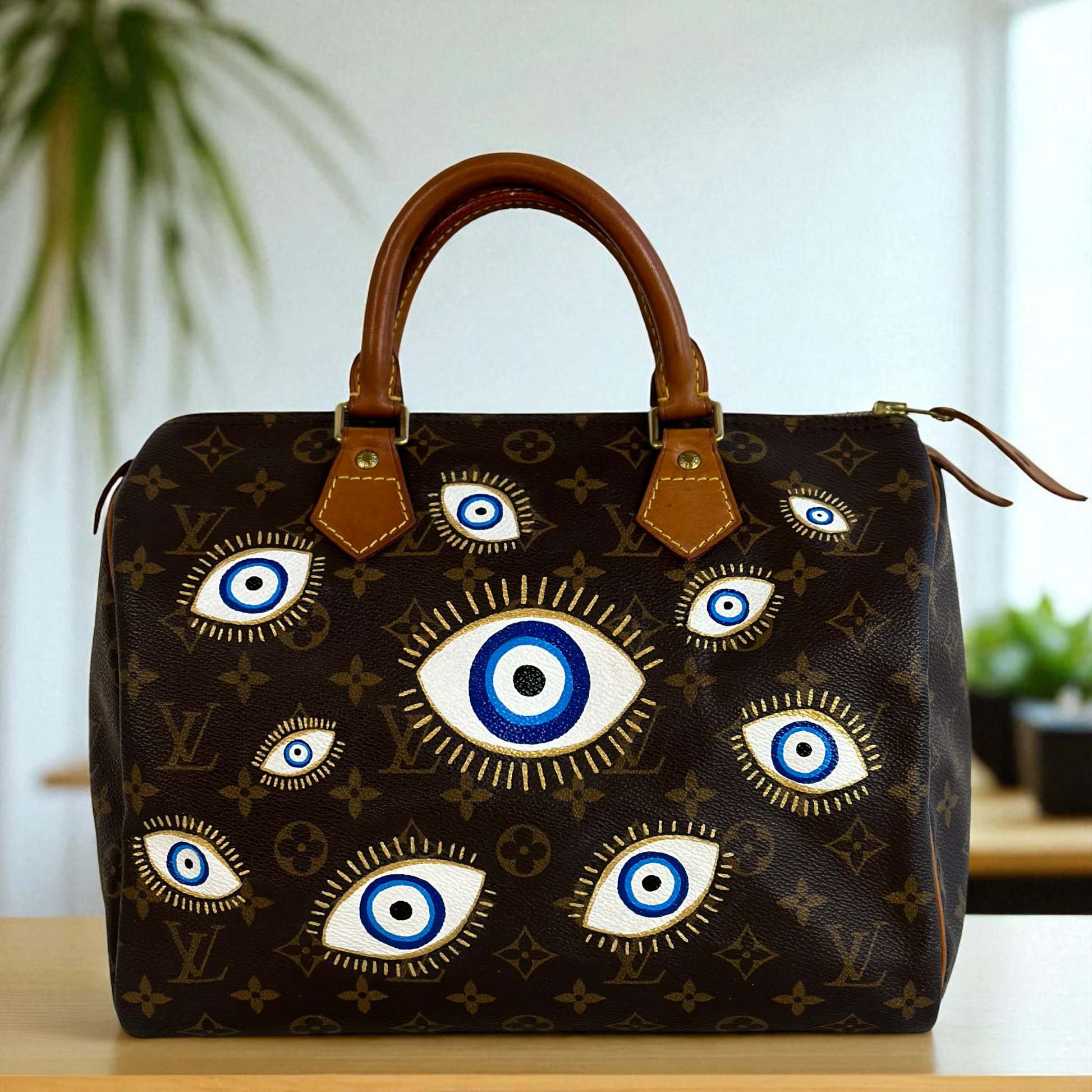 Louis Vuitton Hand-Painted - Evil Eye 🧿