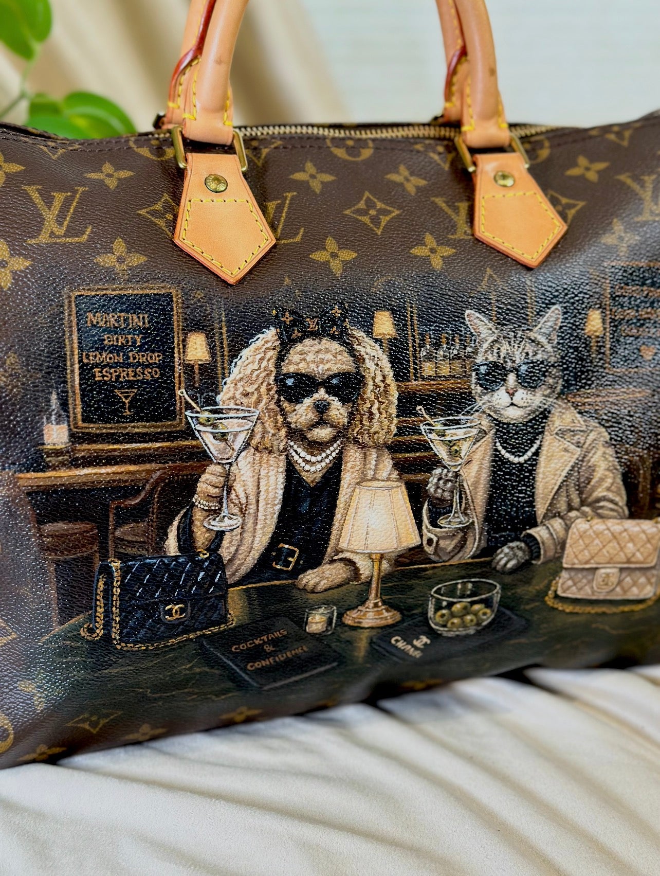 NEW Louis Vuitton Hand-Painted - Gigi & Zoe at Happy Hour