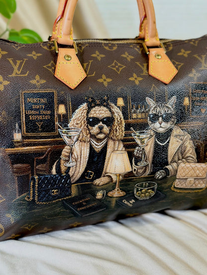 NEW Louis Vuitton Hand-Painted - Gigi & Zoe at Happy Hour