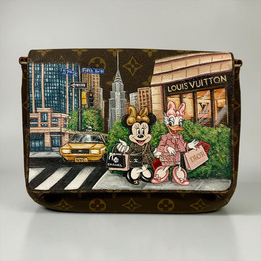 NEW! ✨Louis Vuitton Hand-Painted - Daisy & Minnie in NYC