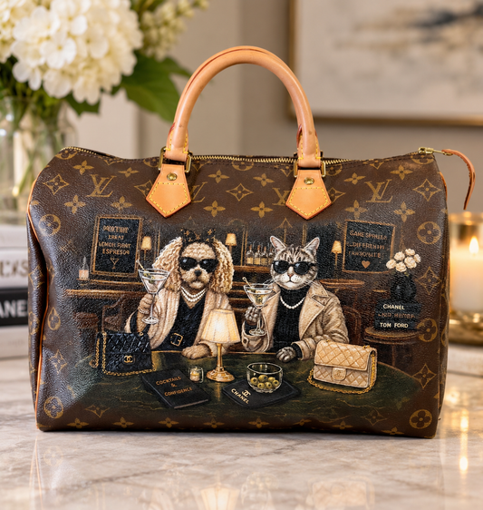 NEW Louis Vuitton Hand-Painted - Gigi & Zoe at Happy Hour