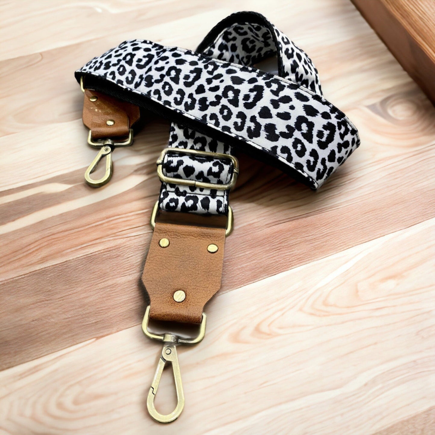 Snow Leopard Handbag Strap