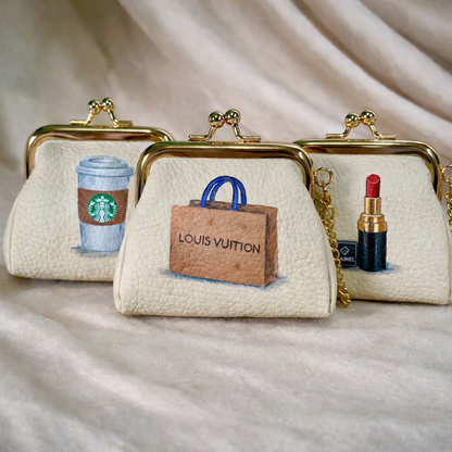 Hand painted Louis Vuitton Bag
