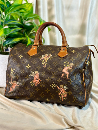 Louis Vuitton Hand-Painted - Cherub's Playground