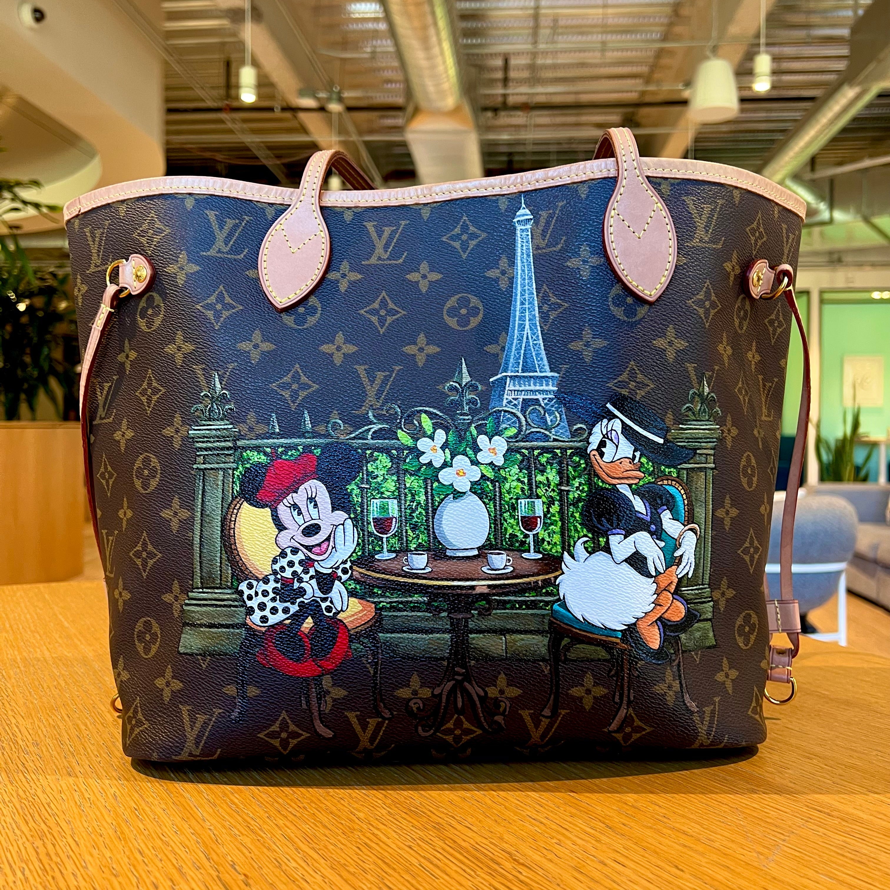 Louis Vuitton Neverfull Custom Painted – New Vintage Handbags
