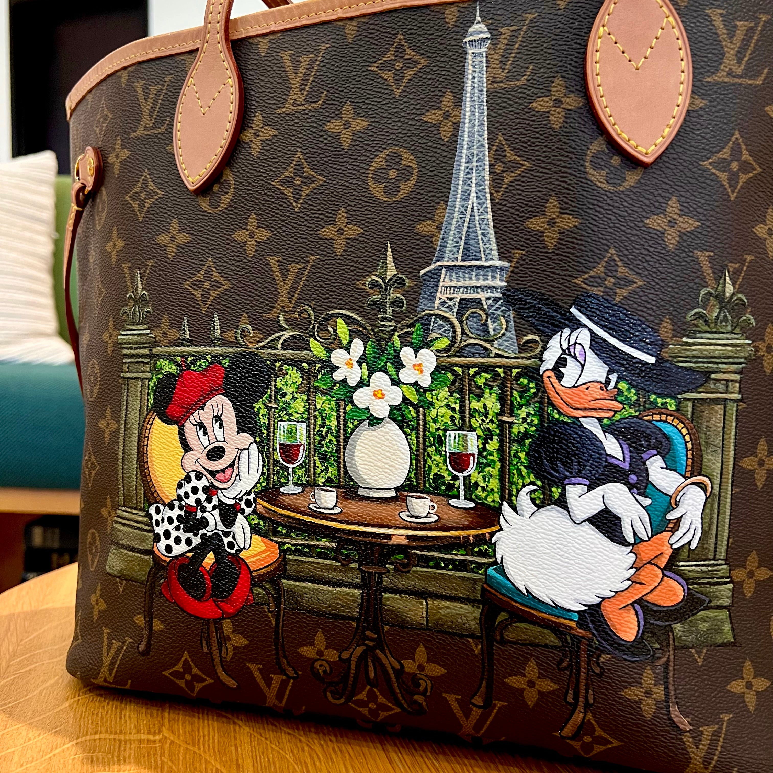 Louis Vuitton Neverfull Custom Painted – New Vintage Handbags
