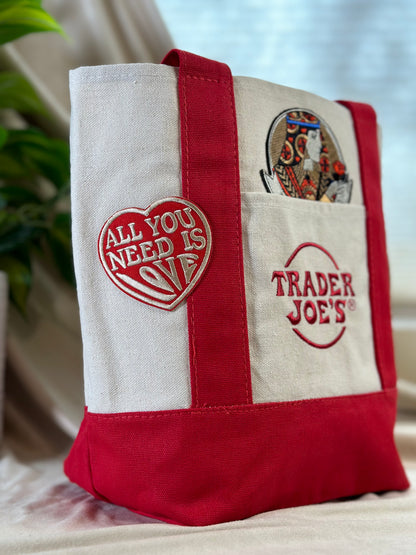 Artful -Trader Joe's Mini Tote Bag - Red