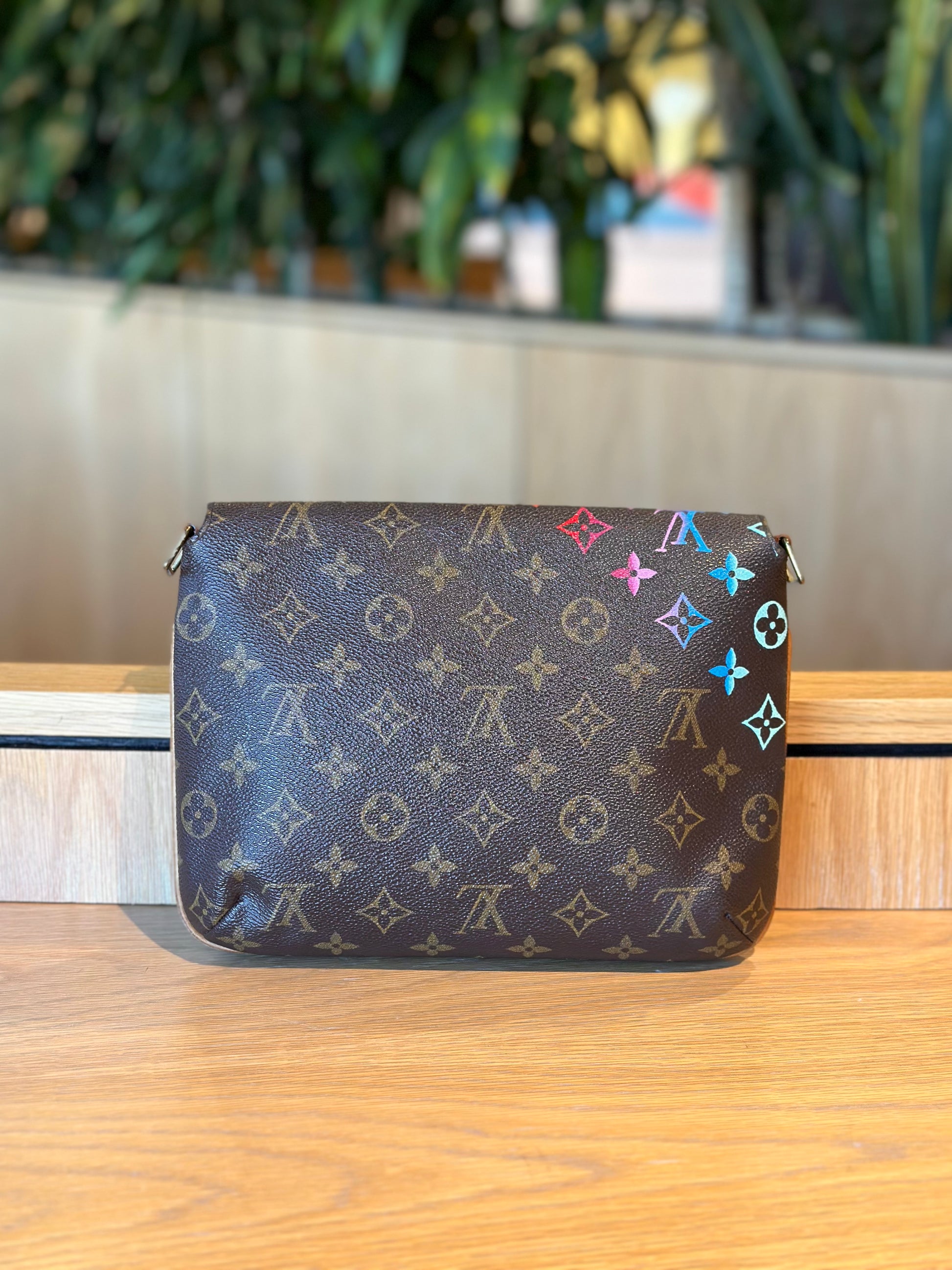 Hand painted Louis Vuitton Bag