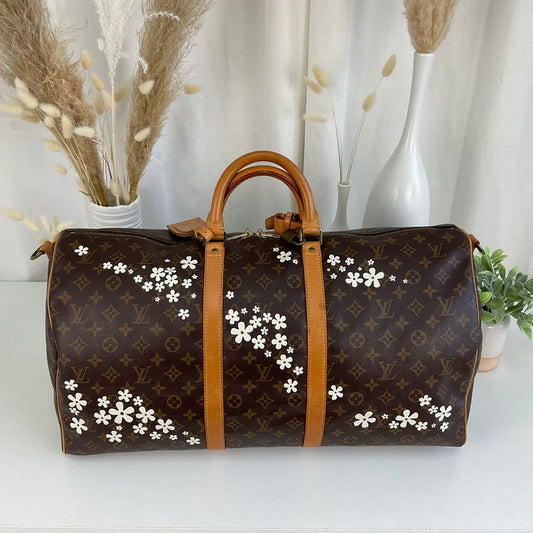Hand painted Louis Vuitton Bag