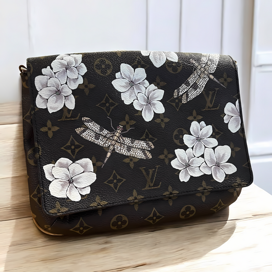 Hand painted Louis Vuitton Bag
