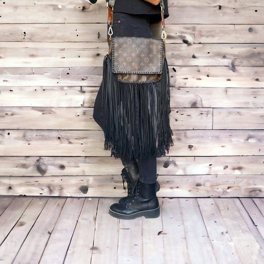 Hand painted Louis Vuitton Bag