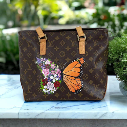 Hand painted Louis Vuitton Bag