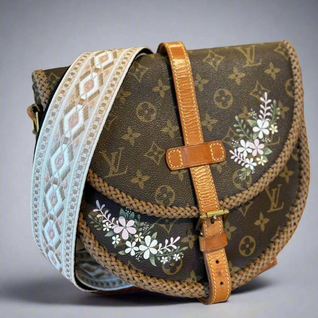 Hand painted Louis Vuitton Bag
