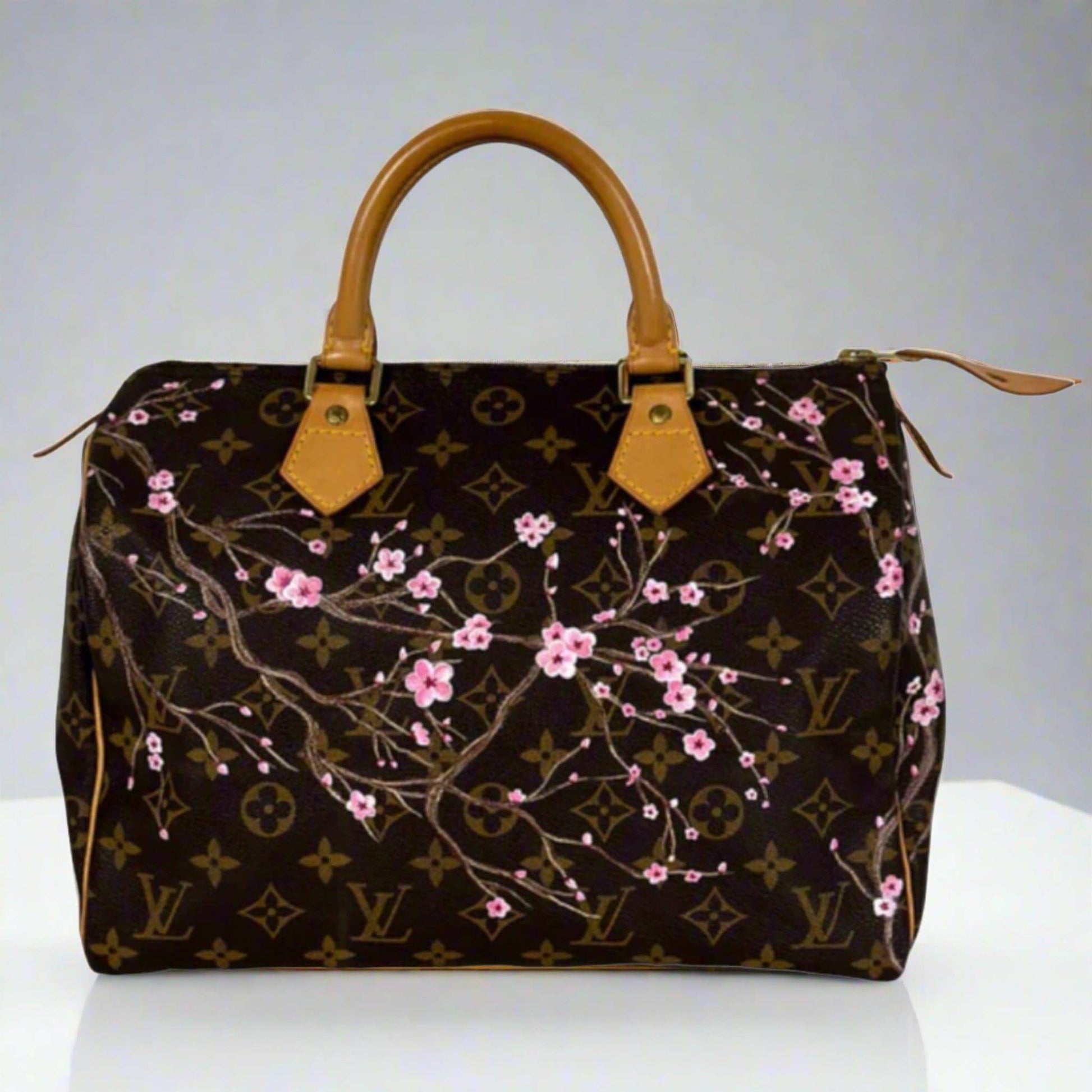 Hand painted Louis Vuitton Bag