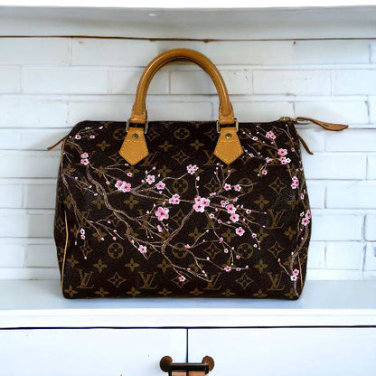 Hand painted Louis Vuitton Bag