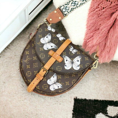 Hand painted Louis Vuitton Bag