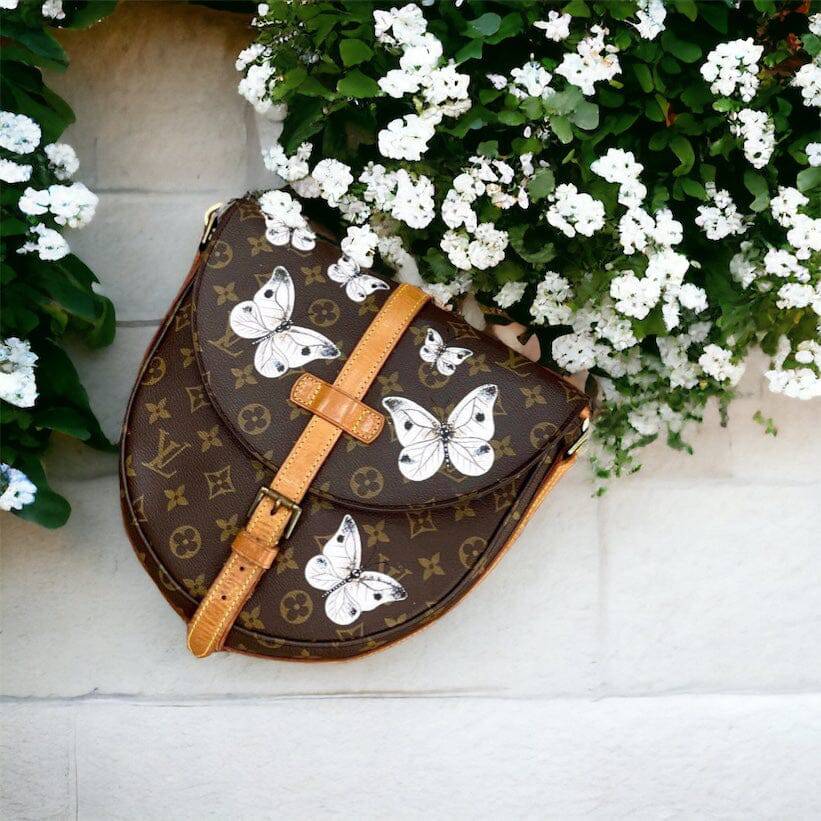 Hand painted Louis Vuitton Bag