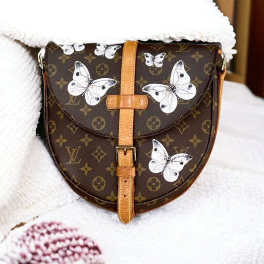 Hand painted Louis Vuitton Bag