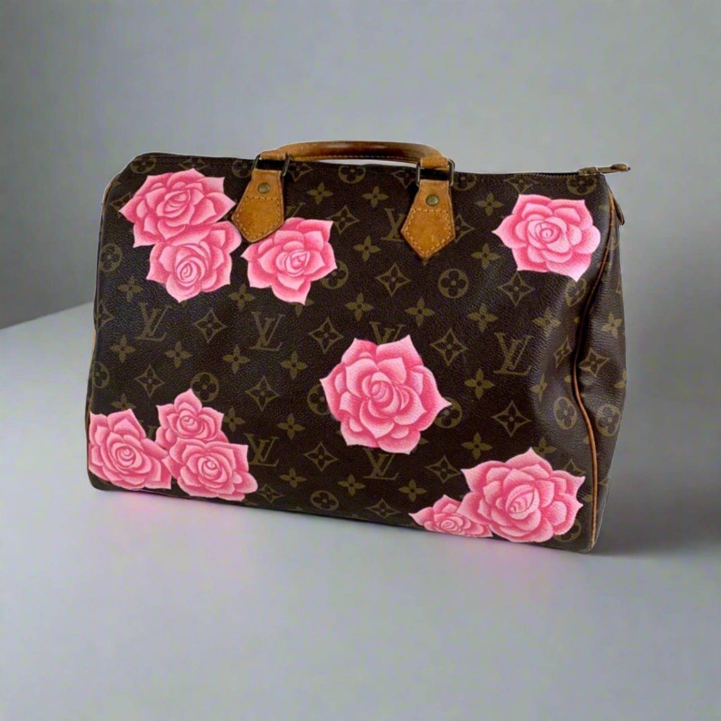 Hand painted Louis Vuitton Bag