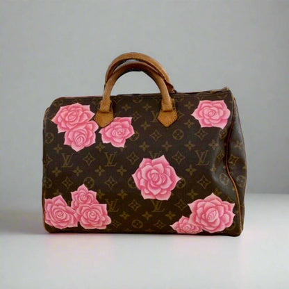 Hand painted Louis Vuitton Bag