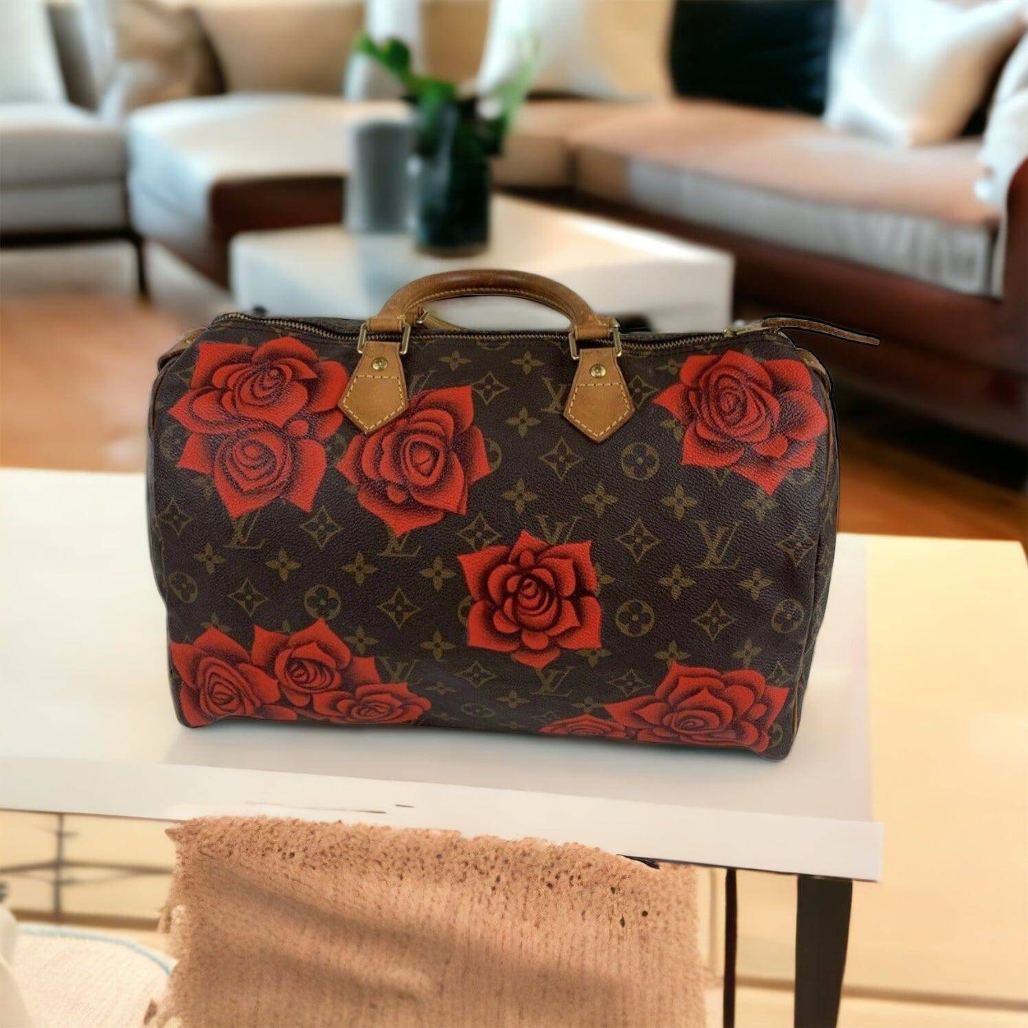 Hand painted Louis Vuitton Bag