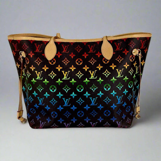 Hand painted Louis Vuitton Bag