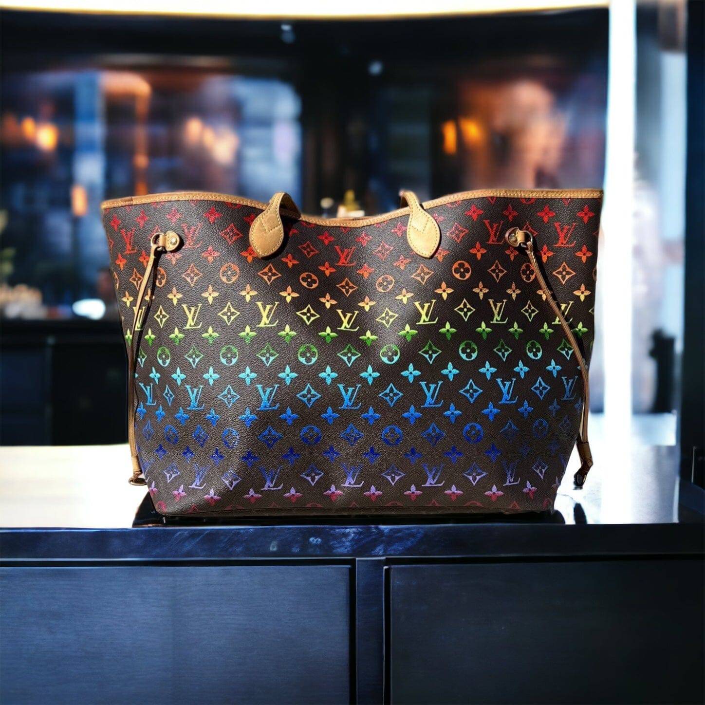 Hand painted Louis Vuitton Bag