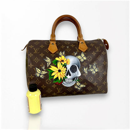 Hand painted Louis Vuitton Bag