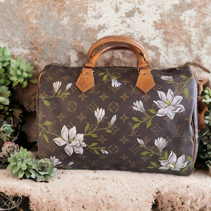 Hand painted Louis Vuitton Bag
