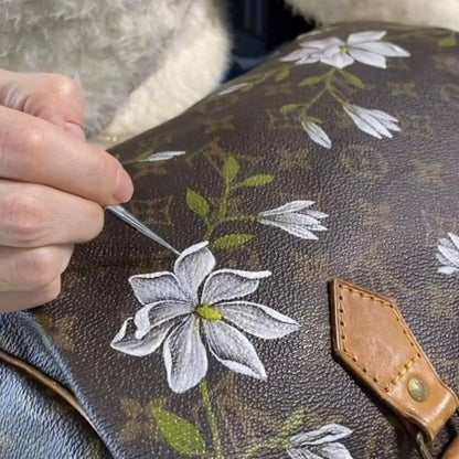 Hand painted Louis Vuitton Bag